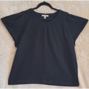 Women's Free Assembly Short Sleeve Cotton Blend Crewneck Shirt Size X-Large